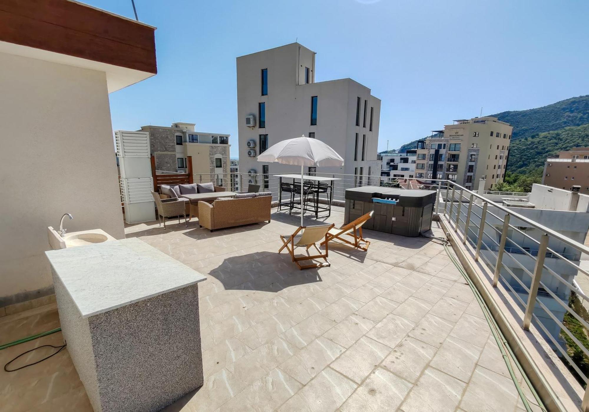 Sunny Side Wellness Resort & Spa Budva Kültér fotó